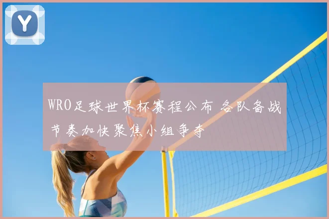 WRO足球世界杯赛程公布 各队备战节奏加快聚焦小组争夺